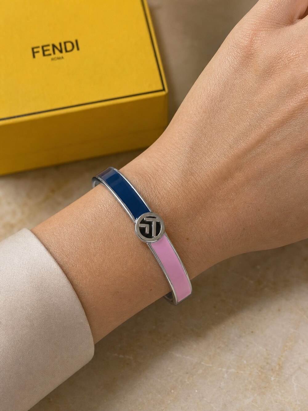 Fendi Modern Designer Bracelet Style 3 | New with Box - Picture 8 of 9